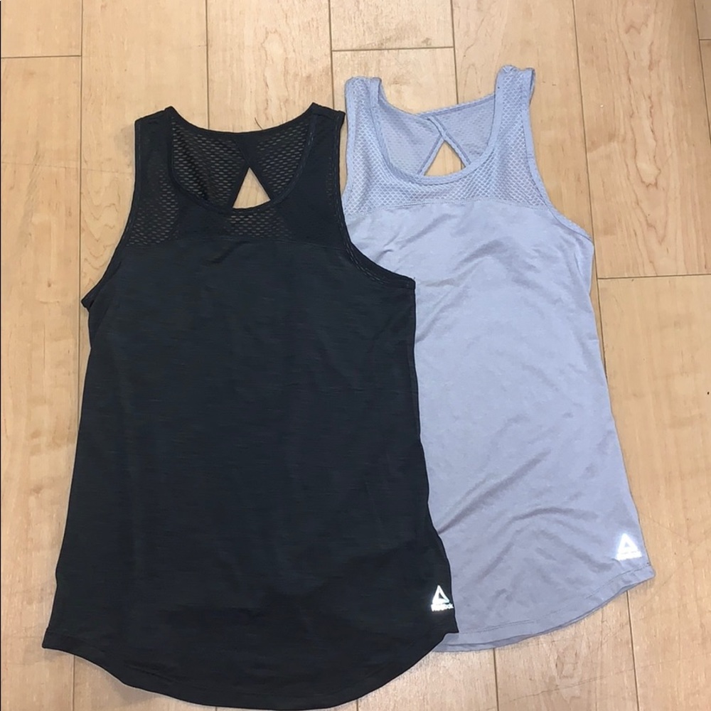 TWO Reebok Work-out shirts